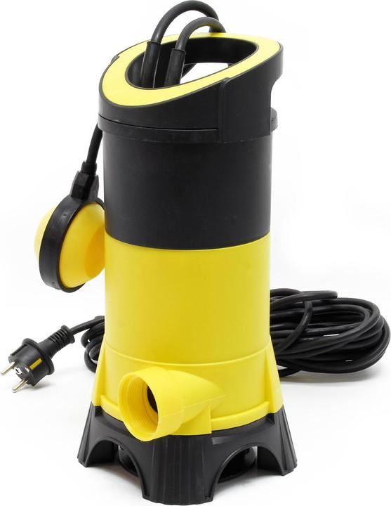 Produktbild Wiltec Schmutzwasserpumpe 7500l/h 400W Abwasserpumpe Tauchpumpe Fäkalienpumpe Baupumpe (Schmutzwasserpumpe)