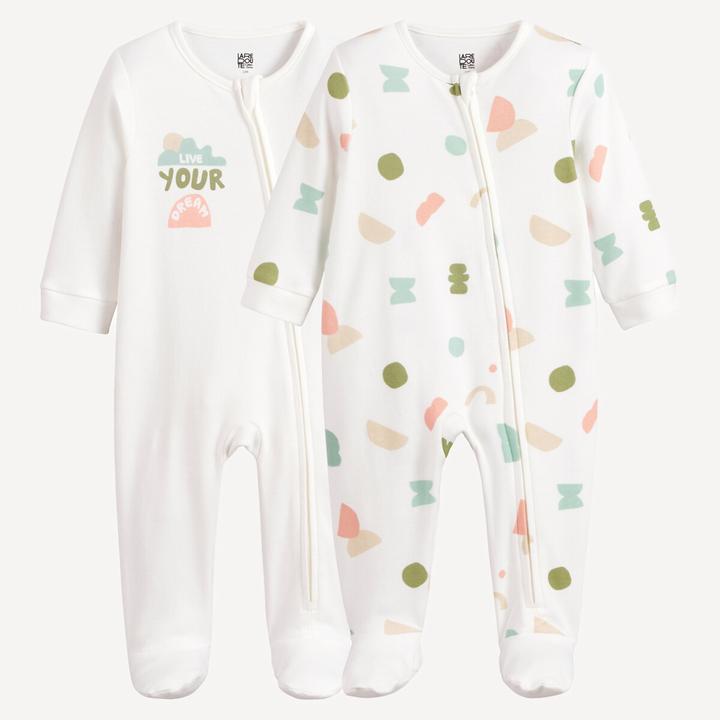 Image du produit La Redoute Collections Doppelpack einteiliger Pyjama (50)