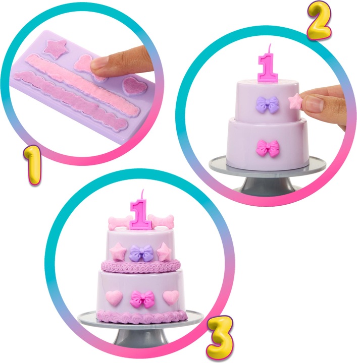 Produktbild Barbie Party Unboxed Haustier Geburtstag Serie - lila Kleid