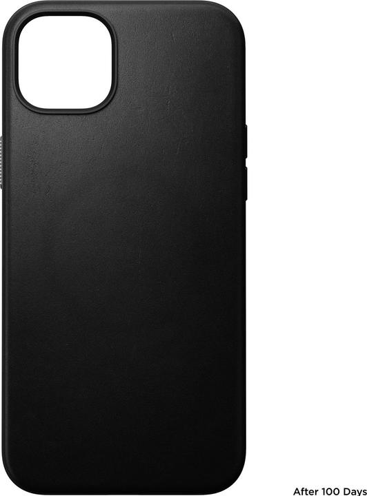 Produktbild Nomad Back Cover Modern Leather iPhone 15 Plus Schwarz (Apple iPhone 15 Plus)