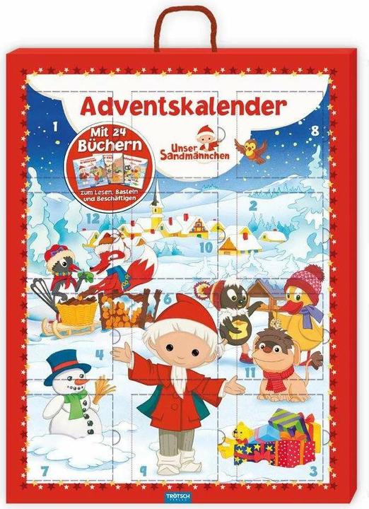 Actual product image Our Sandman and His Friends Advent Calendar with 24 Mini Books