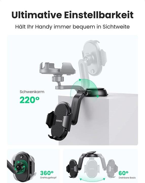 Actual product image Ugreen LP405 Suction Cup