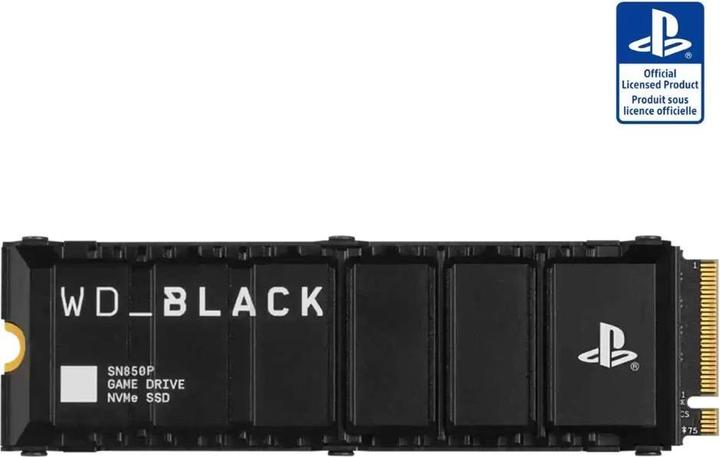 Produktbild WD Black SN850P mit Heatsink für PS5 powered by SANDISK (1000 GB, M.2 2280)