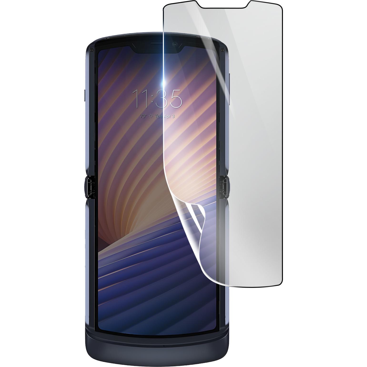 3MK Hydrogel Bildschirmfolie für Motorola Razr 5G (1 Stück, Motorola Razr i), Smartphone Schutzfolie, Transparent