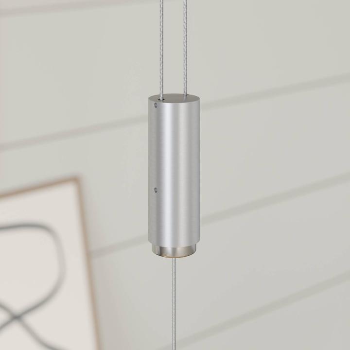 Immagine prodotto Lucande Lampada a sospensione Karinja in legno/nichel (600 lm)