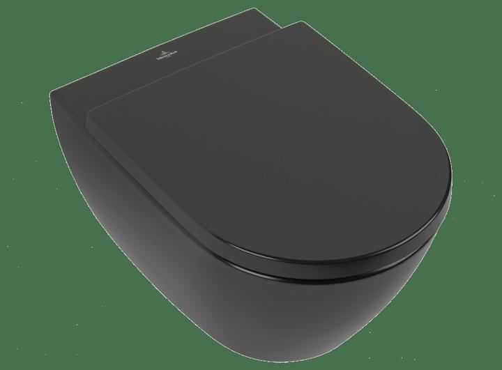 Villeroy & Boch Subway 2.0 spülrandloses Wand-WC CeramicPlus Pure Black