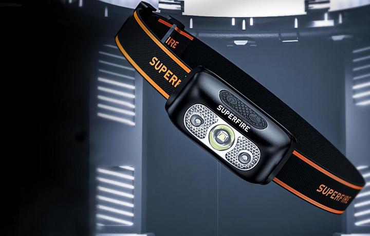 Produktbild Superfire Headlamp HL05-E, 120lm, USB (120 lm)