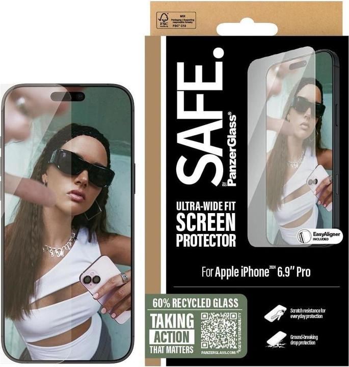 Immagine prodotto PanzerGlass Safe. (1 pz., Apple iPhone 16 Pro Max)