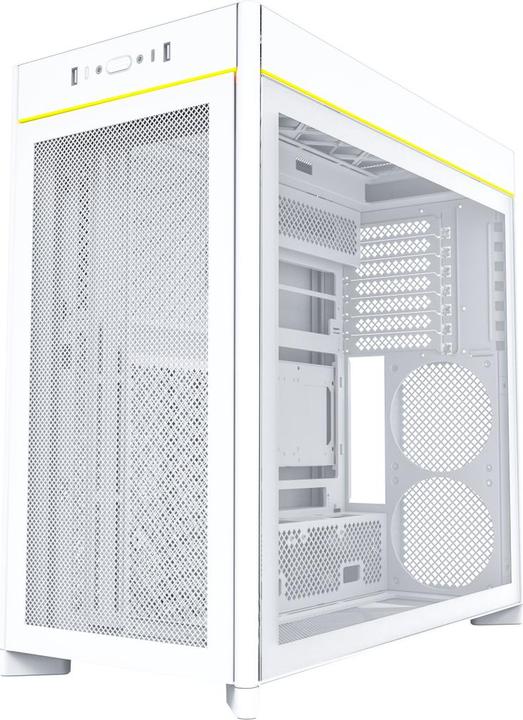Actual product image Montech HS01 (weiss, Tempered Glass) (Mini-ITX, mATX, ATX)