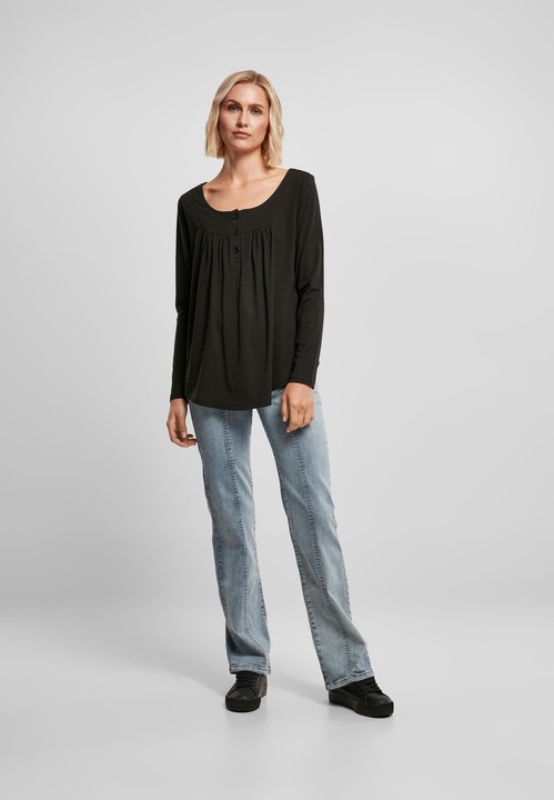 Immagine prodotto Urban Classics Donna Viscosa Button Up Longsleeve - 16491 (M)