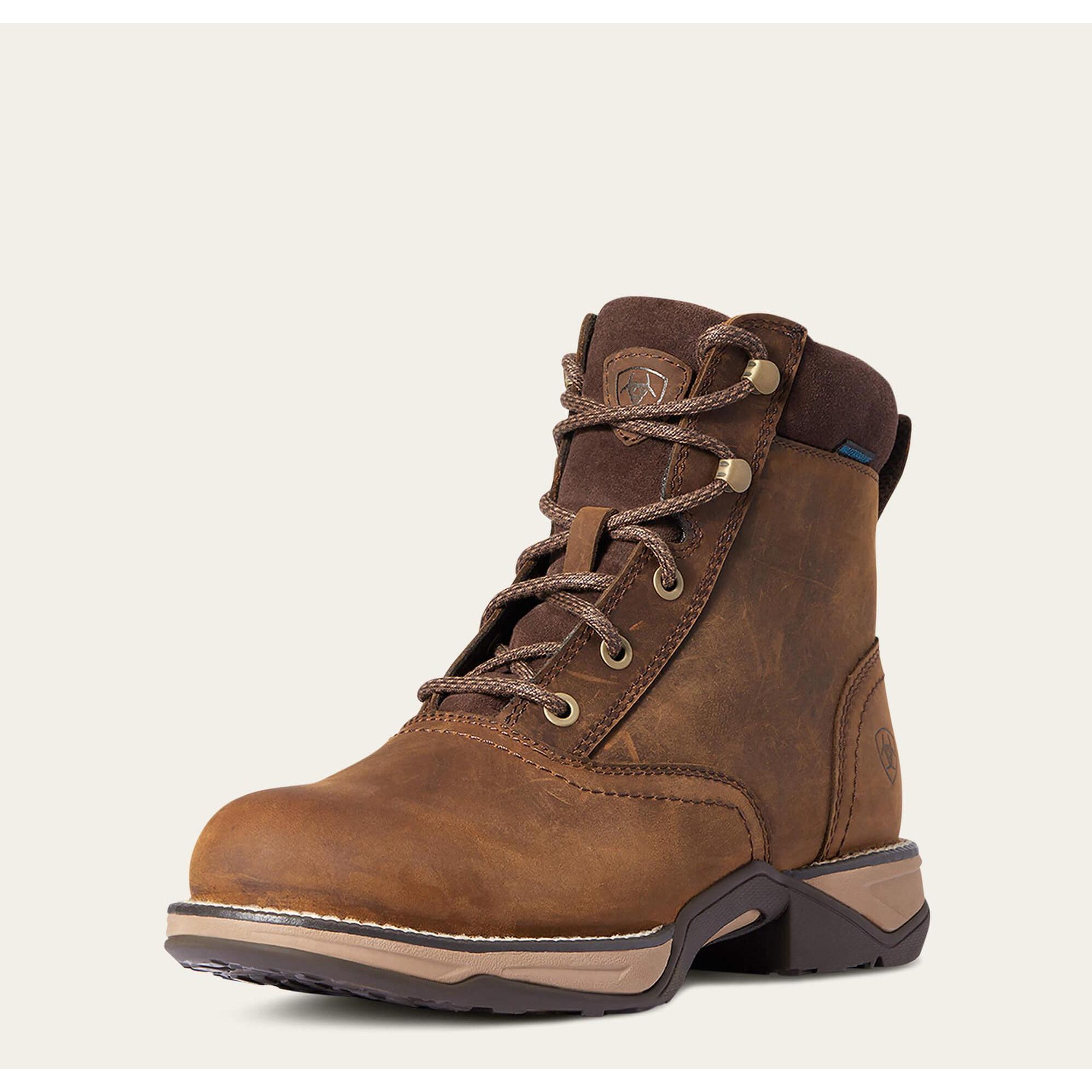 Ariat, Motorradschuhe, wasserdichte stiefeletten anthem round toe (Damen, 39)