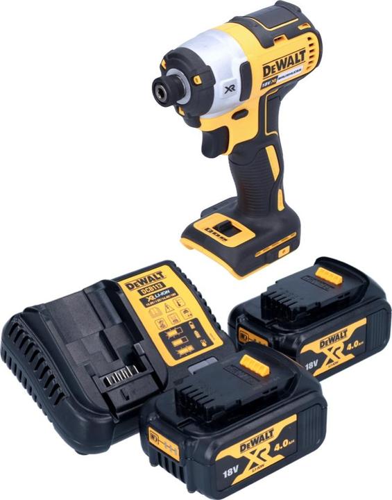 Produktbild DeWalt DCF 887 M2 Akku Schlagschrauber 18 V 205 Nm 1/4" Brushless + 2x Akku 4,0 Ah + Ladegerät (Akkubetrieb)