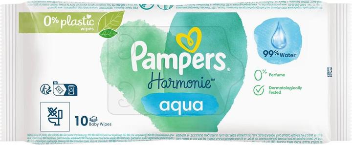Pampers Harmonie Aqua (10 pz.)
