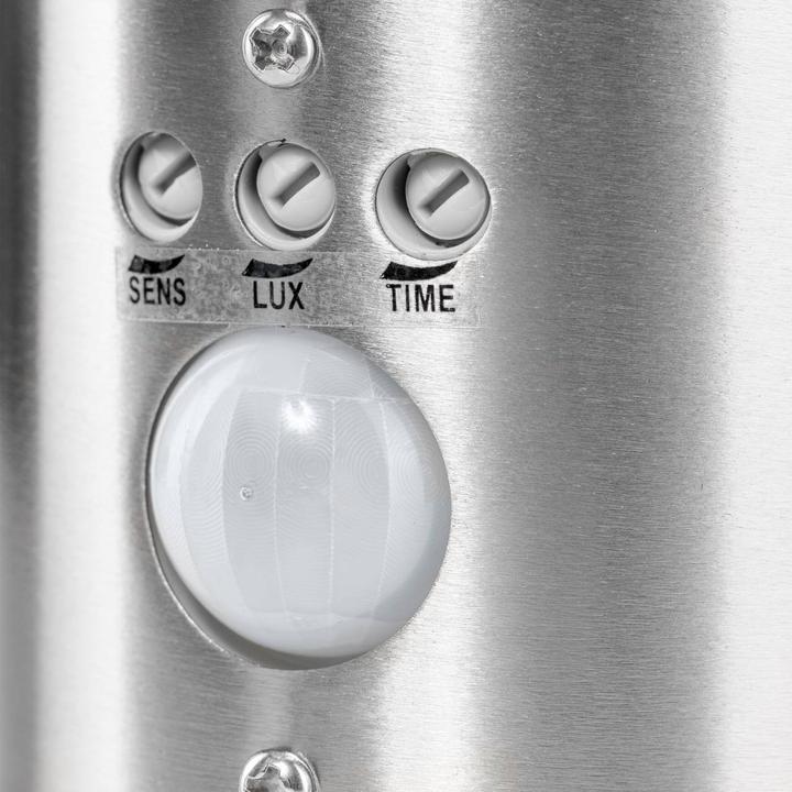 Produktbild Grafner Edelstahl Wandlampe Bewegungsmelder Wandleuchte Hofleuchte E27 WL11007 (E27)