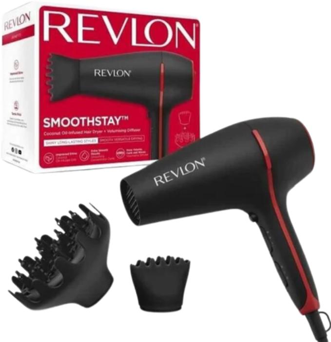 Image du produit Revlon Sèche-cheveux Smoothstay avec infusion d'huile de coco RVDR5317E (2000 W)