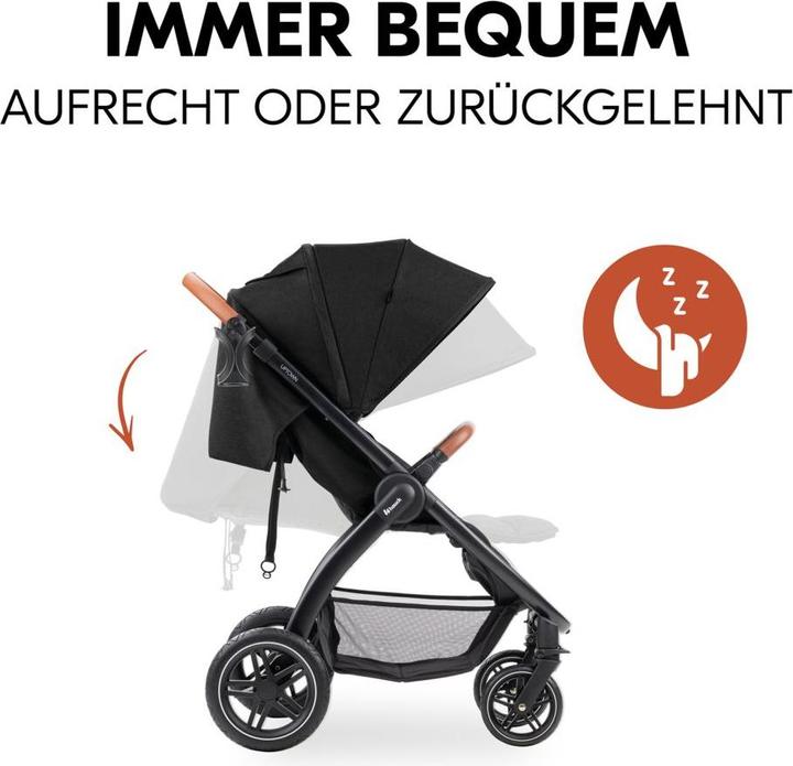 Produktbild Hauck Buggys & Sportwagen Buggy & Sportwagen UpTown Black (mit Liegefunktion
