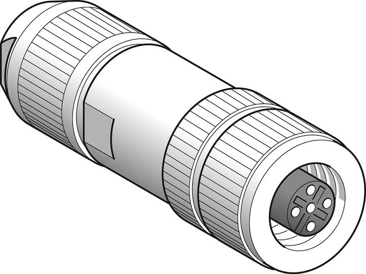 Schneider Buchse, M12, 5-pol., Anschluss geschirmt gerade XZCC12FDB50R