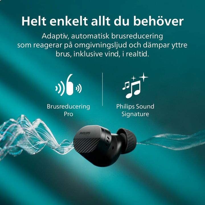 Image du produit Philips TAT5000BK/00 (ANC, 7 h, Sans fil)
