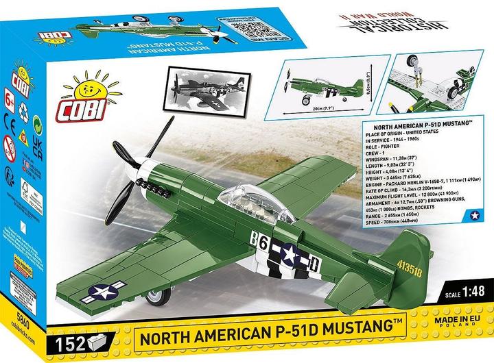 Image du produit Cobi P-51D Mustang / 150 pcs