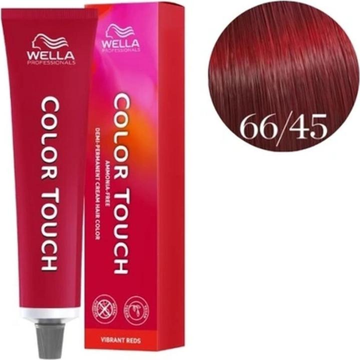 Produktbild Wella Color Touch Vibrant Reds - P5 66/45 (66/45 dunkelblond rot-mahagoni)