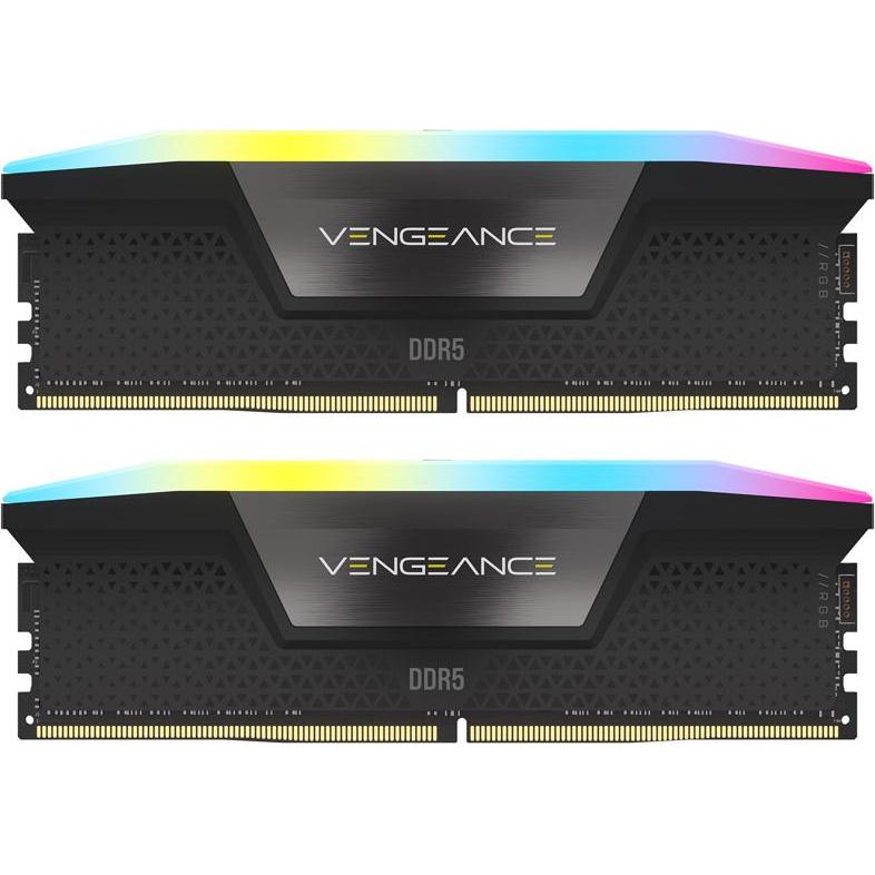 Thumbnail - Corsair Vengeance RGB (2 x 16GB, 5600 MHz, DDR5-RAM, DIMM), RAM, Schwarz