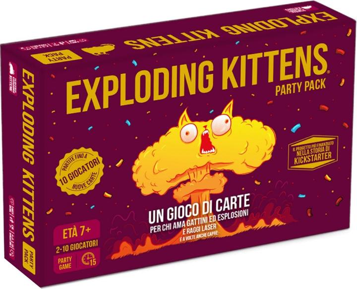 Image du produit Asmodée Asmodee Exploding Kittens Party Pack (Italien, 2 - 10 Joueur)