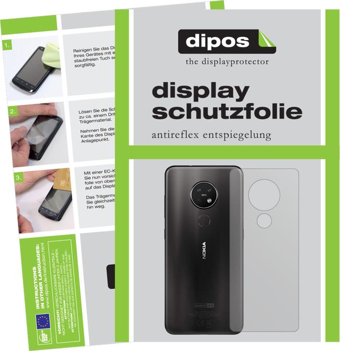 Dipos - 2x Pellicola Protettiva Antiriflesso Compatibile Con Nokia 7 2 Pellicola Di Protezione 4051837444808