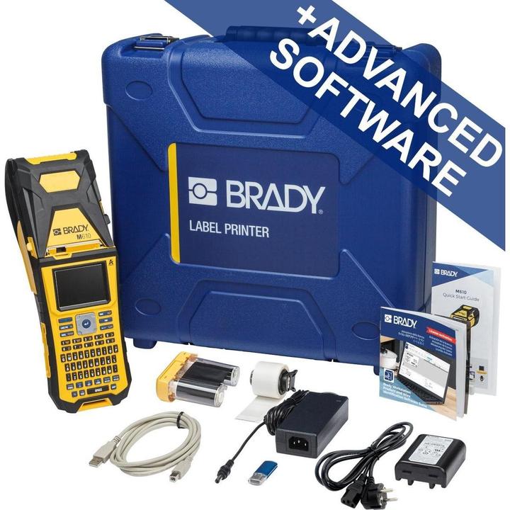 Produktbild Brady M610-QY-EU-PWID, mobiler Thermotransfer-Drucker, QWERTY-Tastatur, mit PWIDS, PC-Anschluss, 3 (300 dpi)