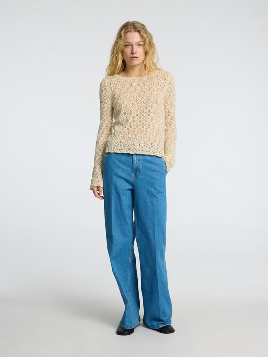 Actual product image Selected Langarm Stricktop (L)