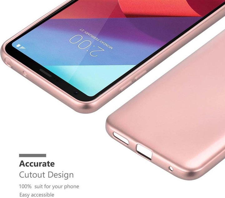 Produktbild Cadorabo TPU Matt Metallic Cover (LG G6)