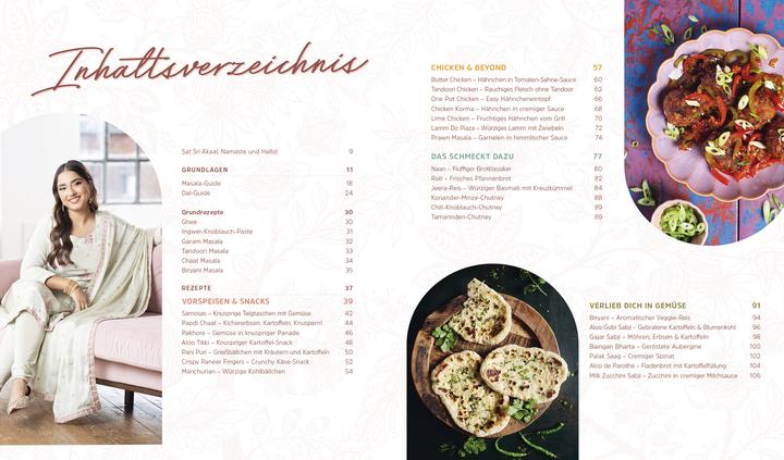 Produktbild Sanny's Kitchen – Easy indisch kochen (Deutsch, Sanny Kaur, 2023)