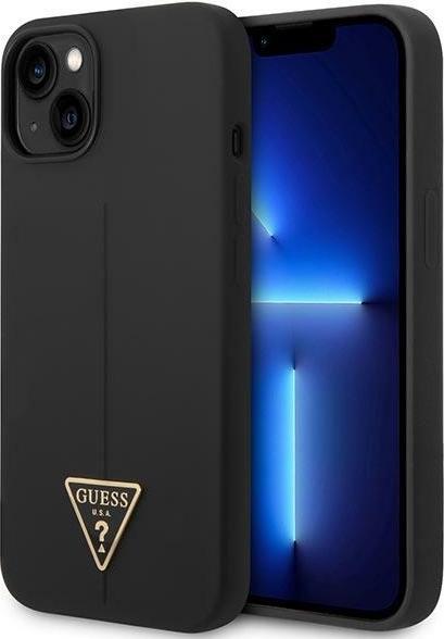 Produktbild Guess GUHCP14SSLTGK iPhone 14 6,1" czarny/black hardcase Silicone Triangle (Apple iPhone 14)