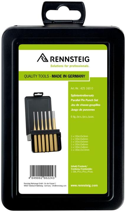 Actual product image Rennsteig Tools pin punch set