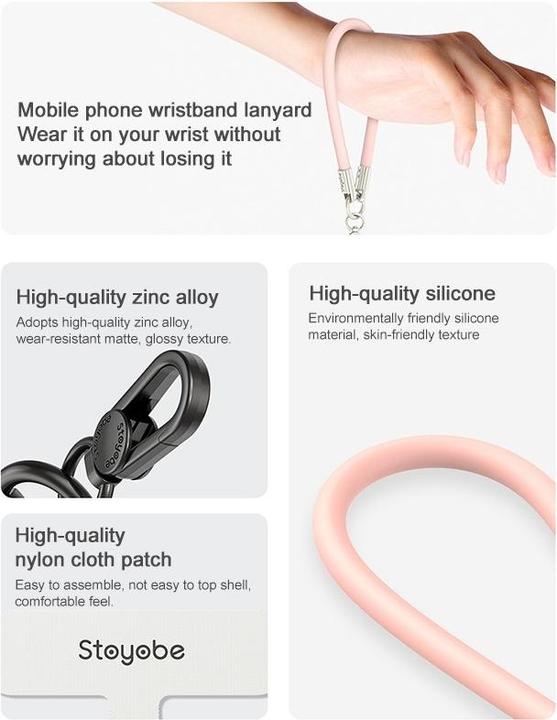 Actual product image - PL-II Premium Silikon-Handgelenkband Rosa