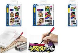 Actual product image Staedtler Lumocolor permanent pen 317 Permanent universal pencils M (Mixed colours, 1 mm, 14 x)