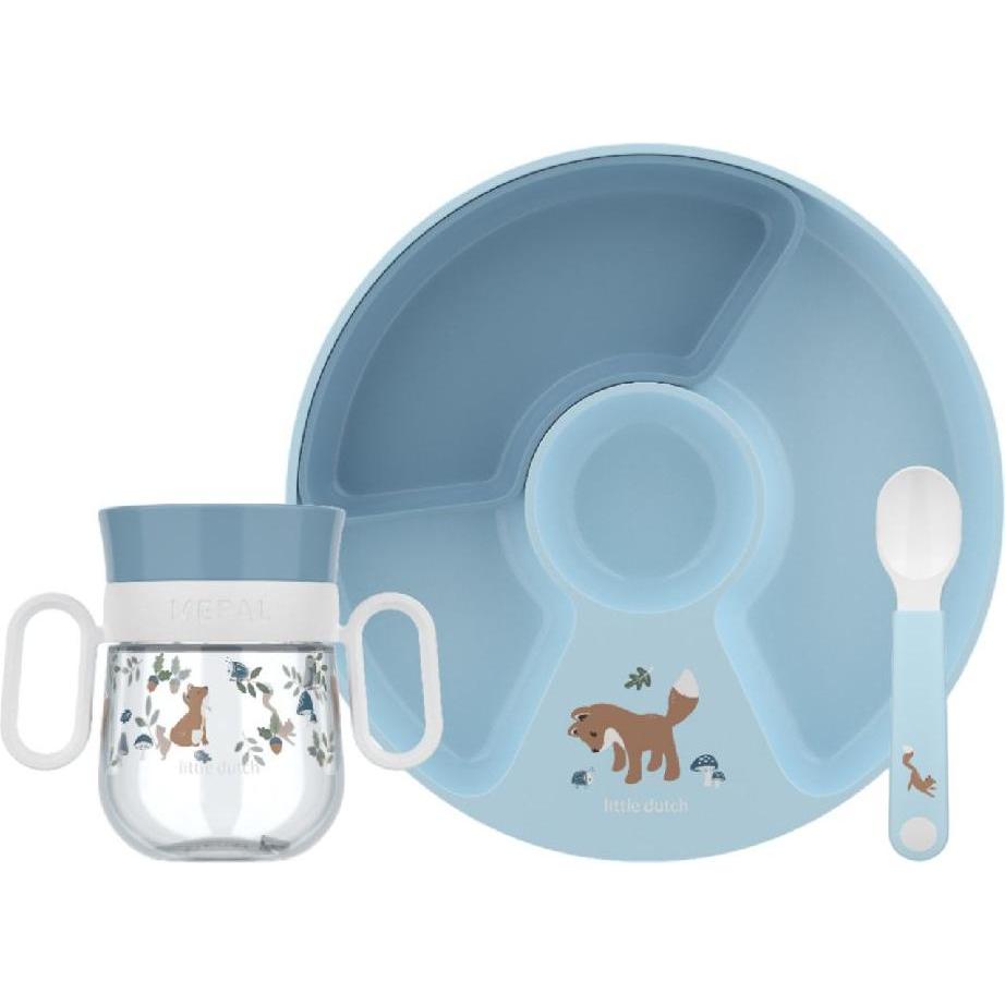 Mepal, Kindergeschirr + Kinderbesteck, Little Dutch Forest Friends Baby Dinnerware