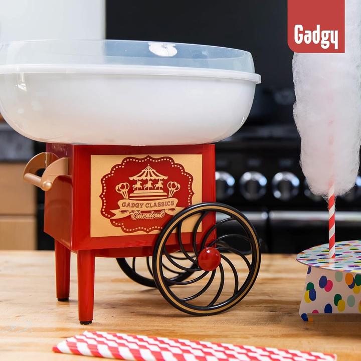 Actual product image Gadgy Cotton Candy Machine Red/White