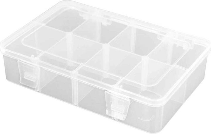 Robitronic scatola di smistamento a 8 scomparti 187x126x43mm variabile