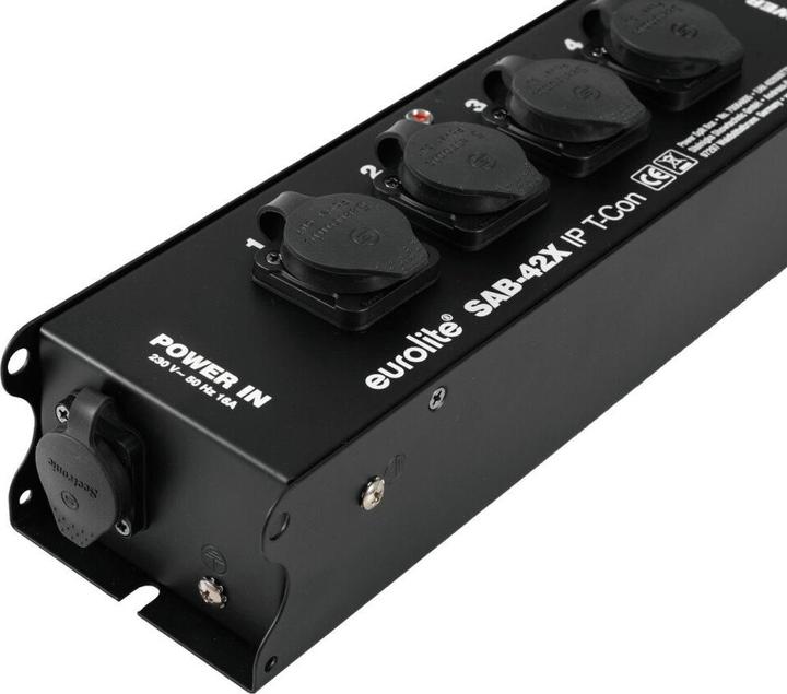 Actual product image Eurolite SAB-42X IP T-Con power distributor