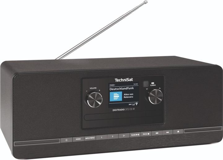 Produktbild TechniSat DigatRadio 372 CD IR (DAB, DAB+, FM, Internetradio, Bluetooth, WLAN)