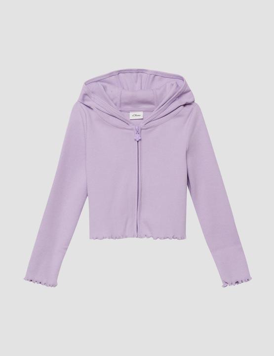 Produktbild s.Oliver Gerippte Jacke mit Kapuze (104, 110)