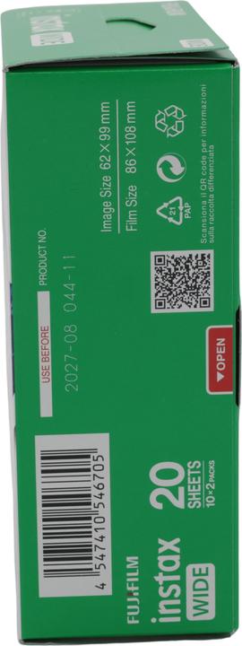 Image du produit Fujifilm Instax Wide 10x2