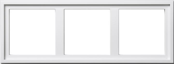 Actual product image Gira Mounting adapter 3f E2 pure white 131303