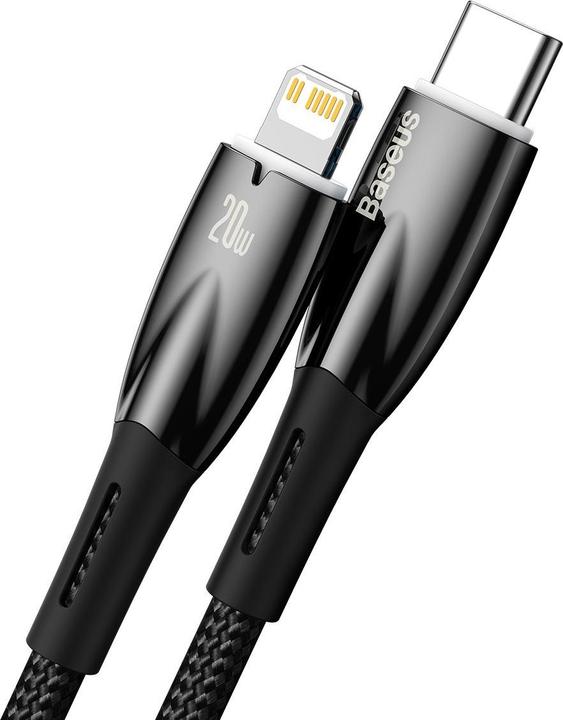 Produktbild Baseus USB-C cable for Lightning Glimmer Series, 20W, 2m (Black) (2 m, USB 2.0, 20 W)