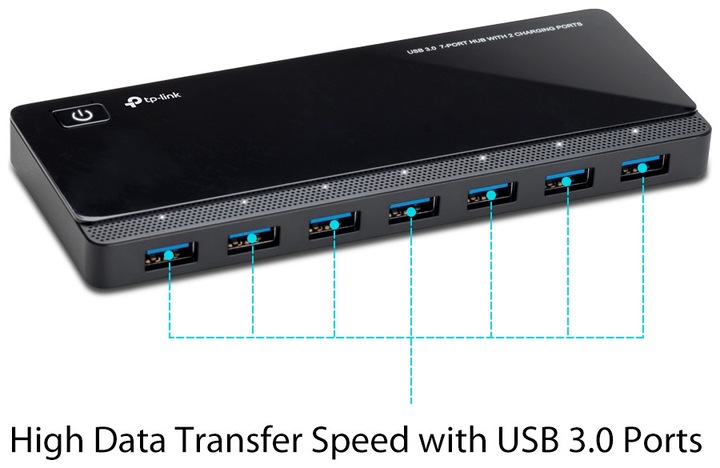 Image du produit TP-Link Uh720 (Micro USB, 7 Ports)