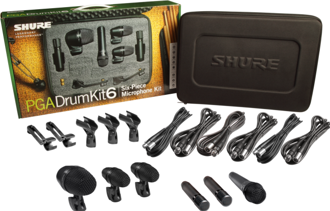 Actual product image Shure Pgadrumkit6