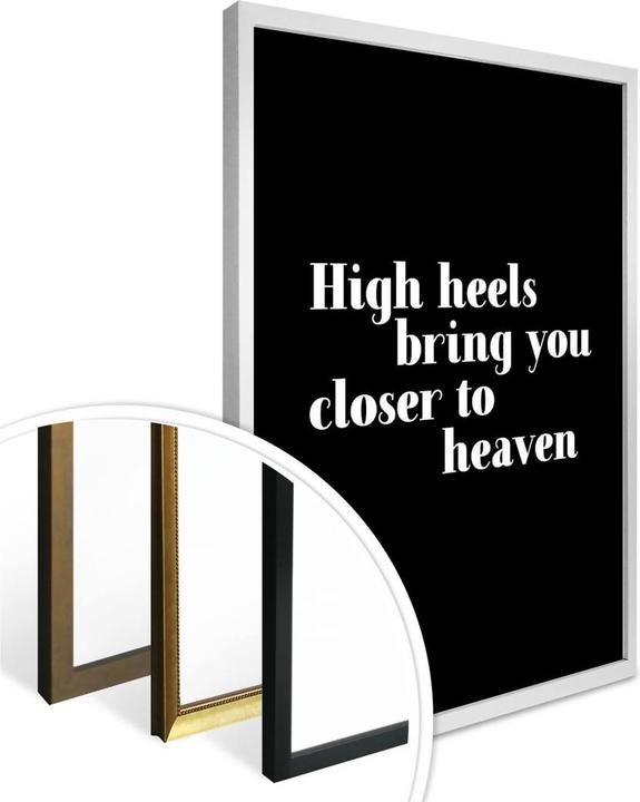 Actual product image Trenddeko High heels bring you closer (120 x 150 cm)