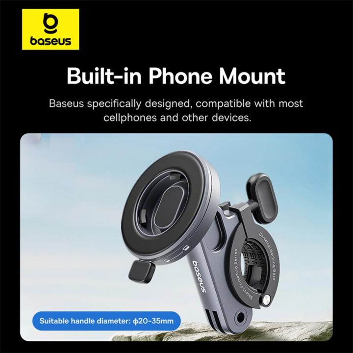 Immagine prodotto Baseus Luce per bicicletta e supporto per smartphone della serie PrimeTrip