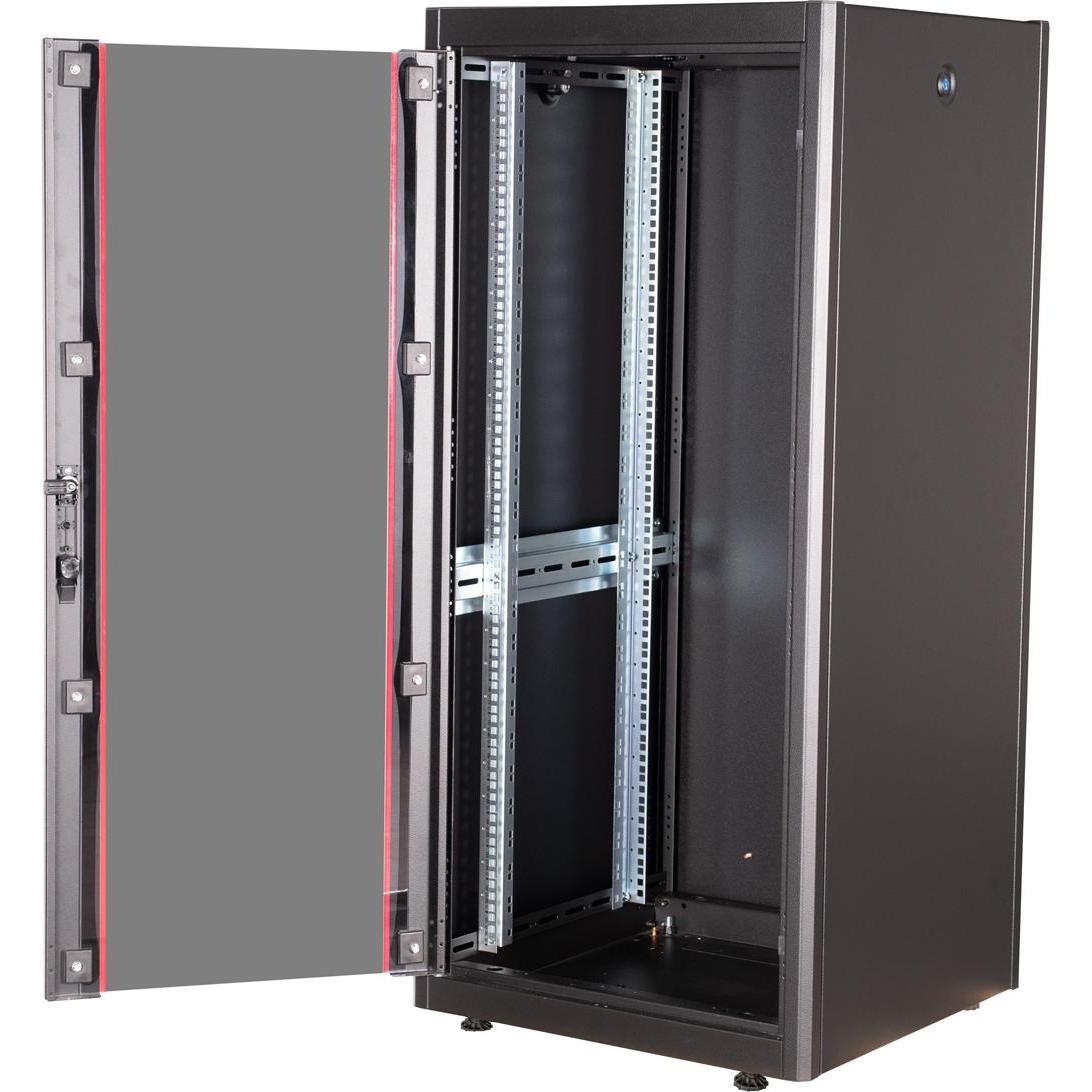 Thumbnail - Roline 19-Zoll Netzwerkschrank Basic 26 HE (26 HE, 19 Zoll Rack), Serverschrank, Schwarz