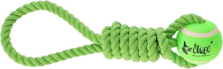 Actual product image Red Dingo DINGO Fresh ball with handle - Toy for dogs - 6.5 x 41 cm (Ball toy dog)